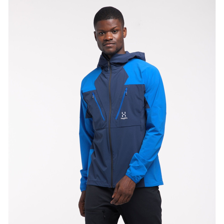 Kurtka softshellowa HAGLOFS TEGUS JACKET tarn blue/storm blue
