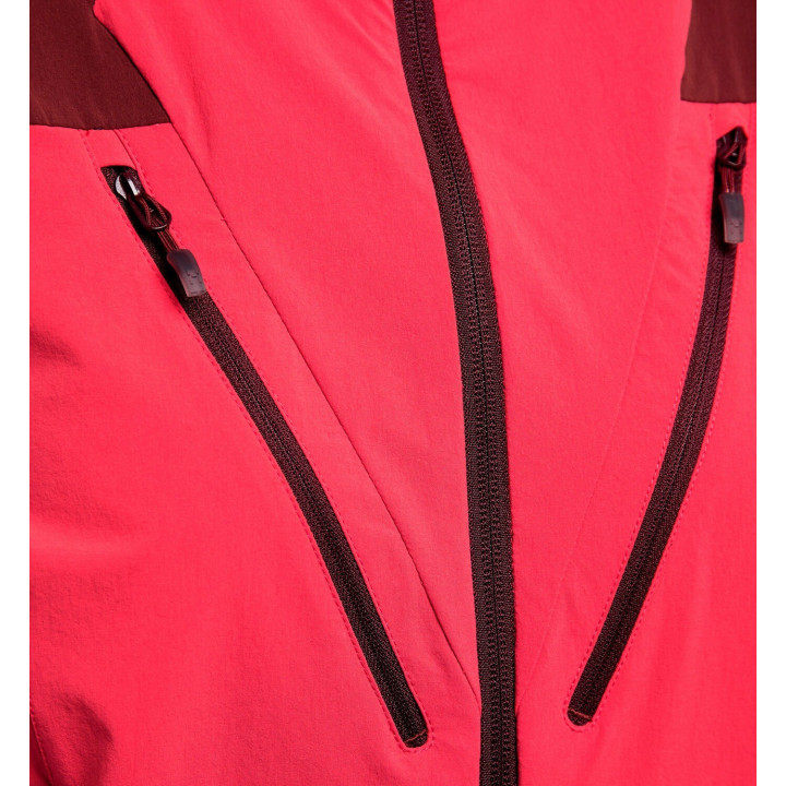 Kurtka softshellowa HAGLOFS TEGUS JACKET W hibiscus red/maroon red