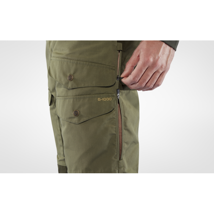 Spodnie FJALLRAVEN VIDDA PRO VENTILATED TROUSERS REGULAR dark olive