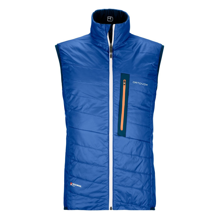 Kamizelka ORTOVOX Swisswool Piz Cartas Vest Men petrol blue