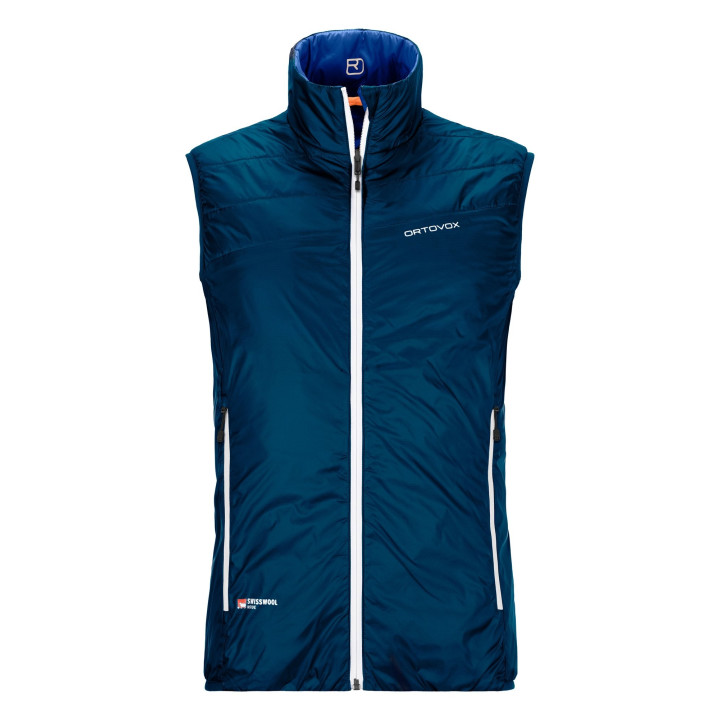 Kamizelka ORTOVOX Swisswool Piz Cartas Vest Men petrol blue