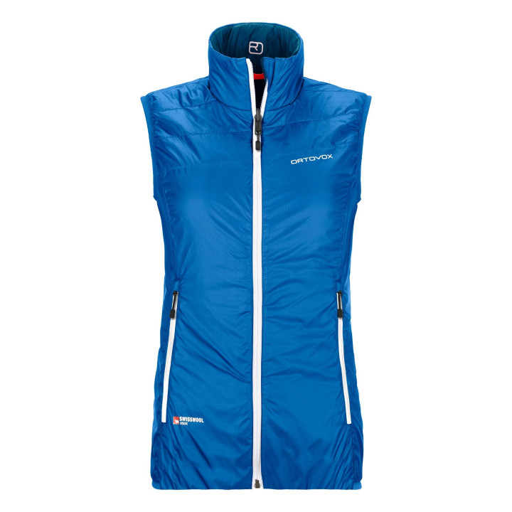 Kamizelka ORTOVOX Swisswool Piz Grisch Vest Women sky blue