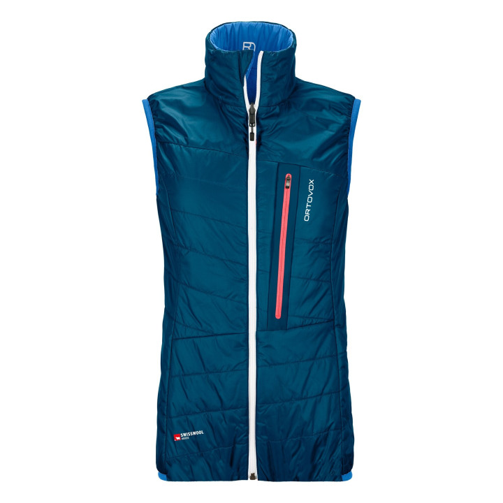 Kamizelka ORTOVOX Swisswool Piz Grisch Vest Women sky blue