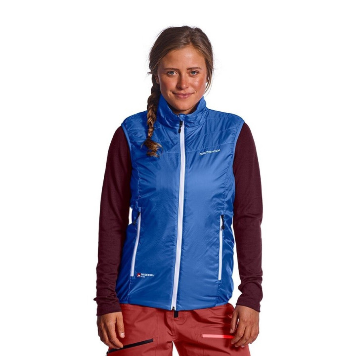 Kamizelka ORTOVOX Swisswool Piz Grisch Vest Women sky blue