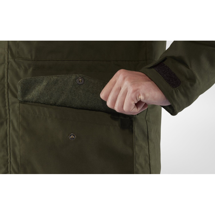 Kurtka FJALLRAVEN Singi Wool Padded Parka dark navy