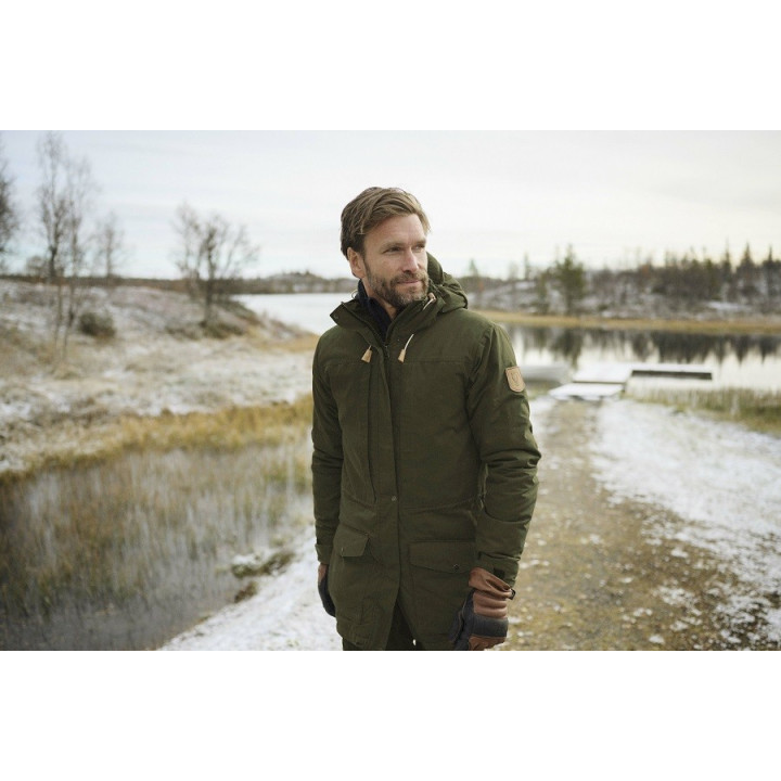 Kurtka FJALLRAVEN Singi Wool Padded Parka dark navy