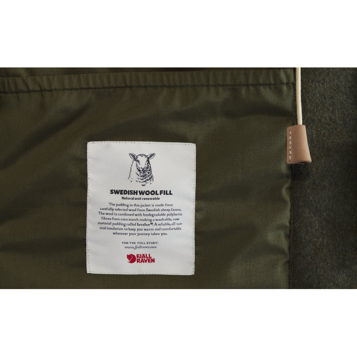 Kurtka FJALLRAVEN Singi Wool Padded Parka dark navy