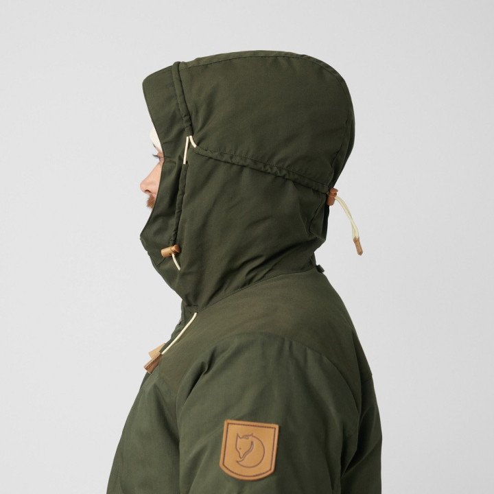 Kurtka FJALLRAVEN Singi Wool Padded Parka dark navy
