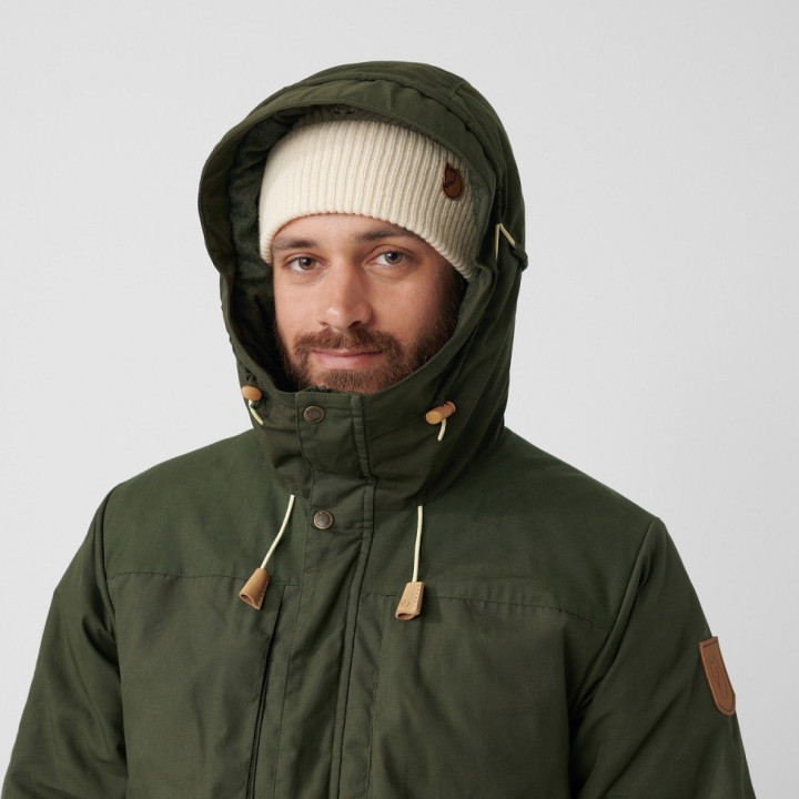 Kurtka FJALLRAVEN Singi Wool Padded Parka dark navy