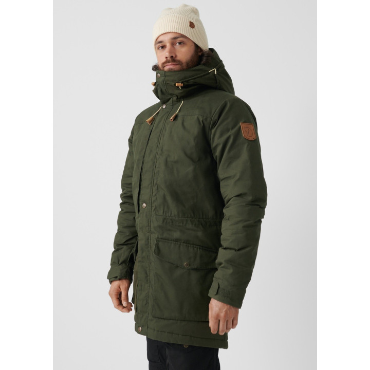 Kurtka FJALLRAVEN Singi Wool Padded Parka dark navy