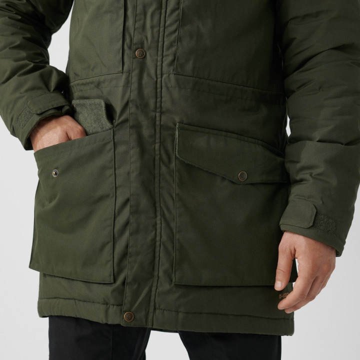Kurtka FJALLRAVEN Singi Wool Padded Parka dark navy