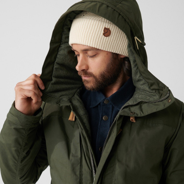 Kurtka FJALLRAVEN Singi Wool Padded Parka dark navy