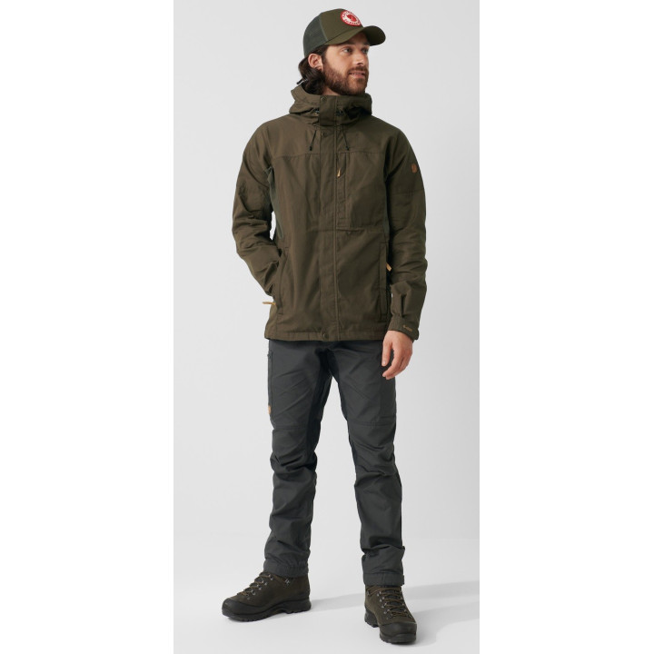 Spodnie FJALLRAVEN Kaipak Trousers uncle blue-dark grey