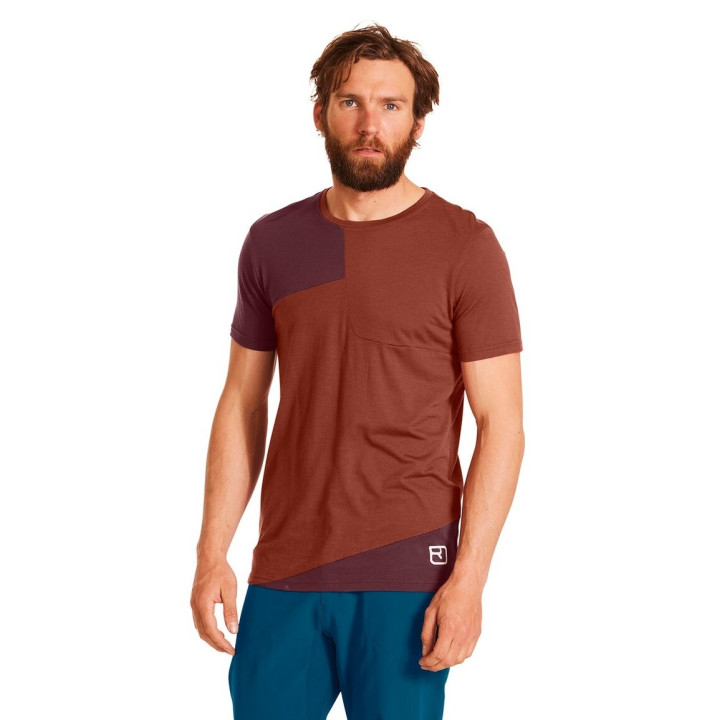 Koszulka ORTOVOX 120 Tec T-Shirt Men clay orange