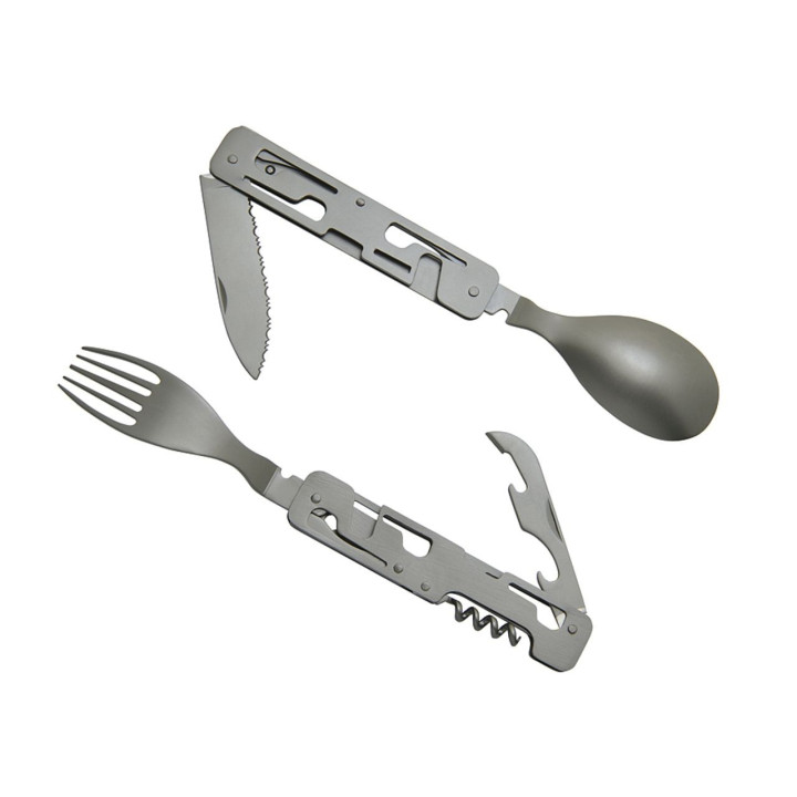 Niezbędnik BALADEO Papagayo Cutlery Set Titanium