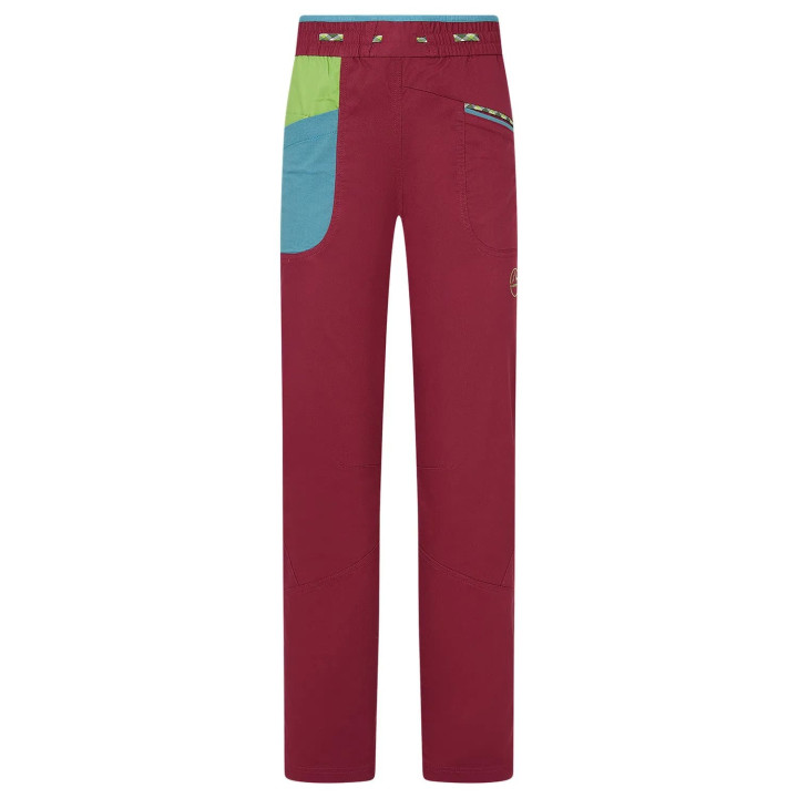 Spodnie LA SPORTIVA Mandala Pant Women red plum/lime green