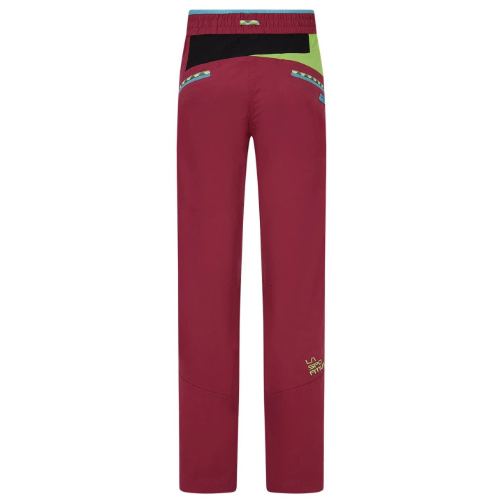 Spodnie LA SPORTIVA Mandala Pant Women red plum/lime green