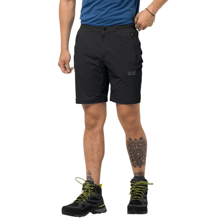 Spodenki JACK WOLFSKIN TRAIL SHORTS M black