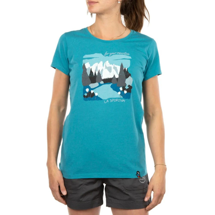 Koszulka LA SPORTIVA Valley T-Shirt Women topaz