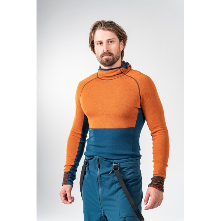 Koszulka DEVOLD Tuvegga Merino Hoodie Men ink