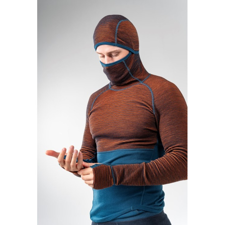 Koszulka DEVOLD Tuvegga Merino Hoodie Men ink