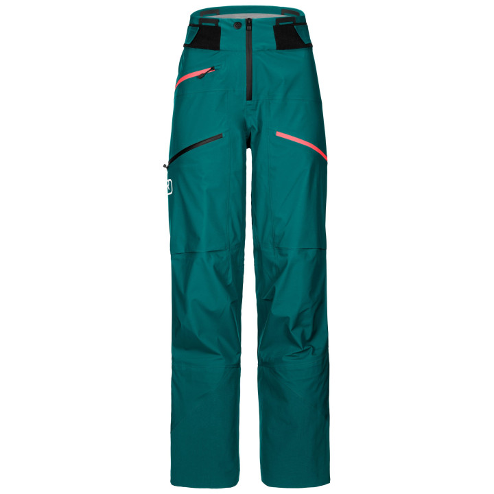 Spodnie ORTOVOX Deep Shell 3L Pants Women pacific green