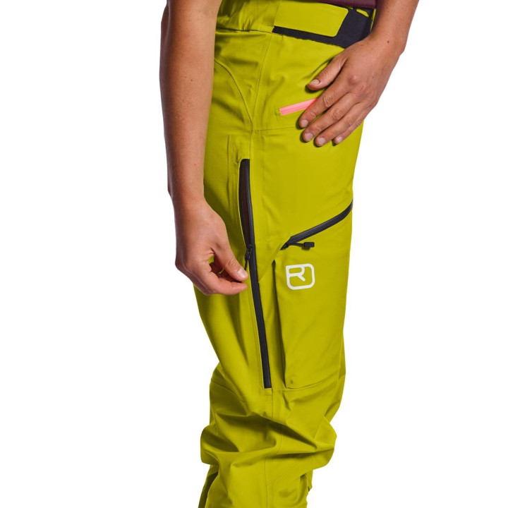 Spodnie ORTOVOX Deep Shell 3L Pants Women pacific green