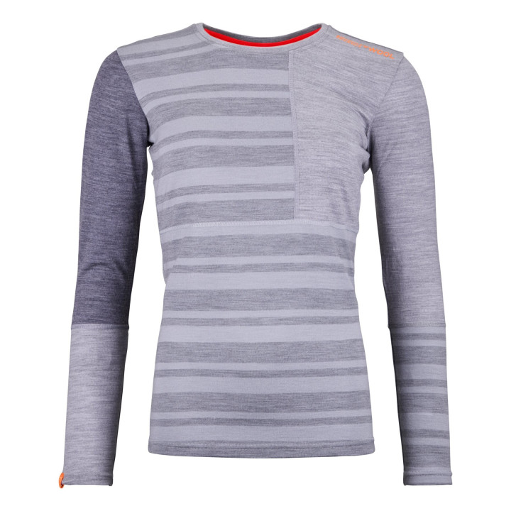 Koszulka ORTOVOX 185 Rock'N'Wool Long Sleeve Women grey blend