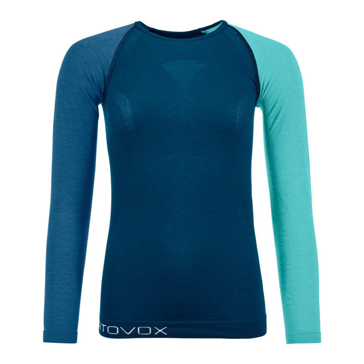 Koszulka ORTOVOX 120 Comp Light Long Sleeve Women petrol blue