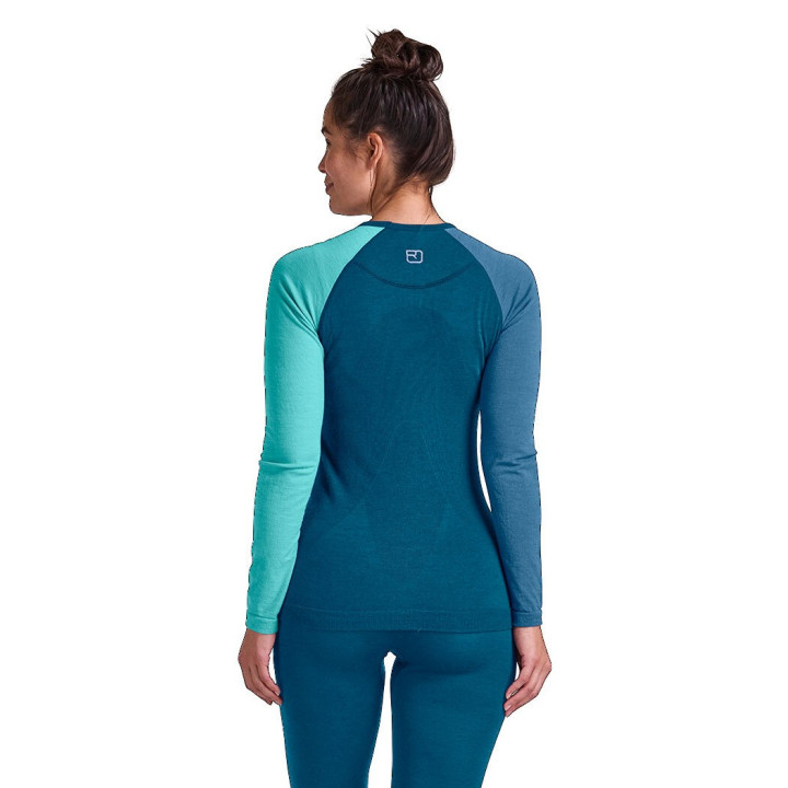 Koszulka ORTOVOX 120 Comp Light Long Sleeve Women petrol blue