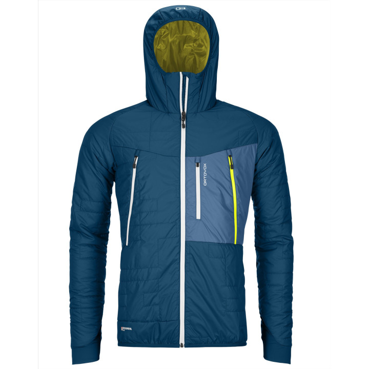 Kurtka ORTOVOX Swisswool PIZ BOÈ Jacket Men petrol blue