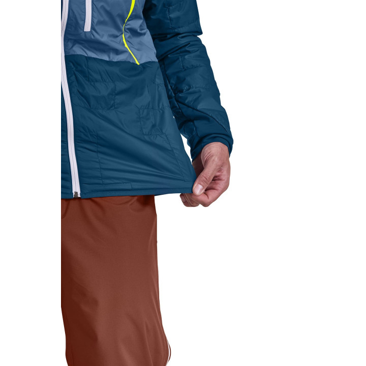 Kurtka ORTOVOX Swisswool PIZ BOÈ Jacket Men petrol blue