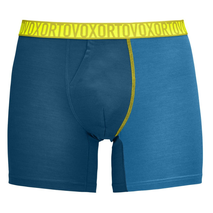 Bokserki ORTOVOX 150 Essential Boxer Briefs Men petrol blue