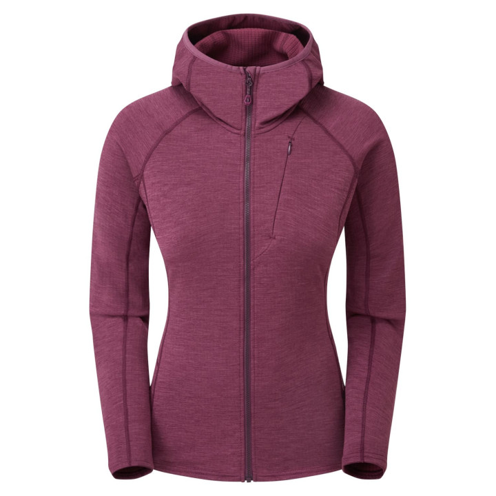 Bluza MONTANE Protium Hooded Women's wineberry