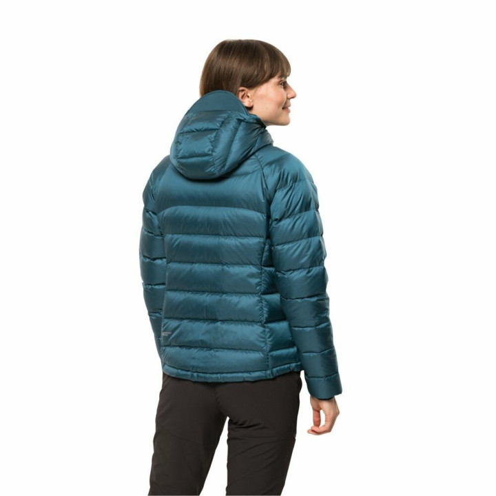 KURTKA PUCHOWA JACK WOLFSKIN NEBELHORN DOWN HOODY W blue coral