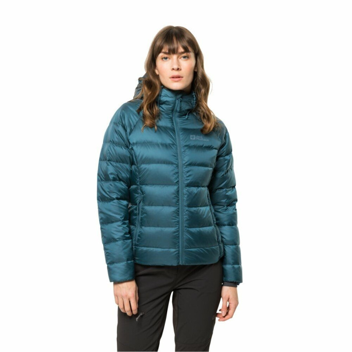 KURTKA PUCHOWA JACK WOLFSKIN NEBELHORN DOWN HOODY W blue coral