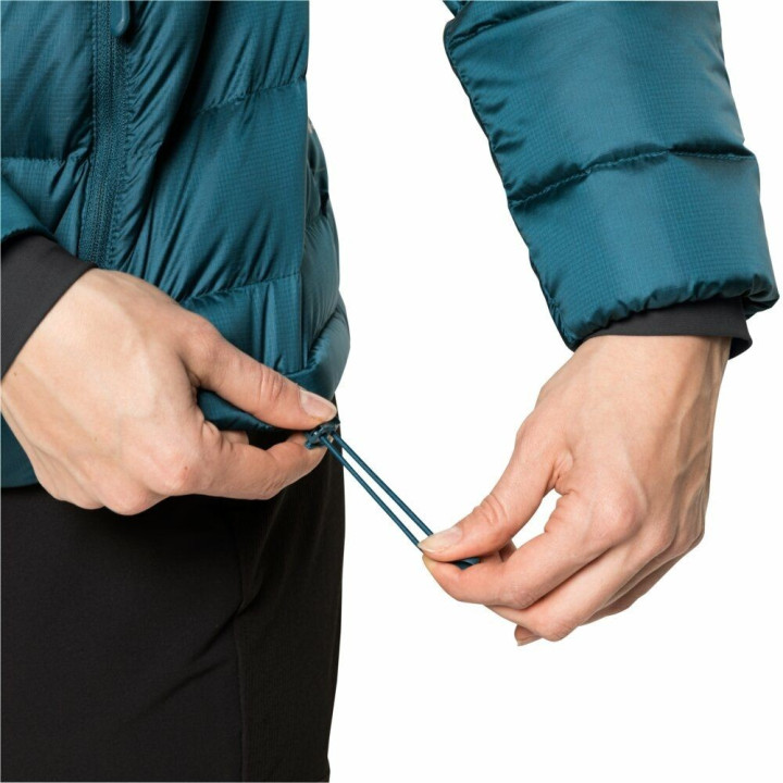 KURTKA PUCHOWA JACK WOLFSKIN NEBELHORN DOWN HOODY W blue coral