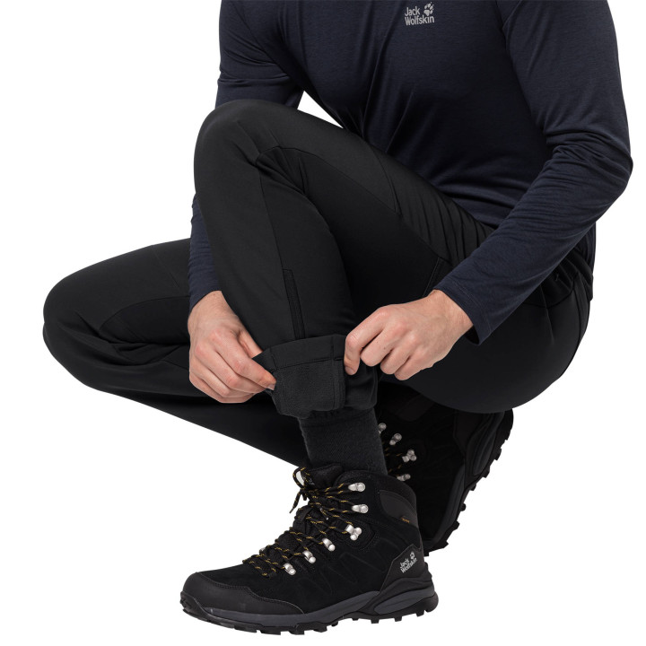 Spodnie softshell JACK WOLFSKIN STOLLBERG PANTS M BLACK