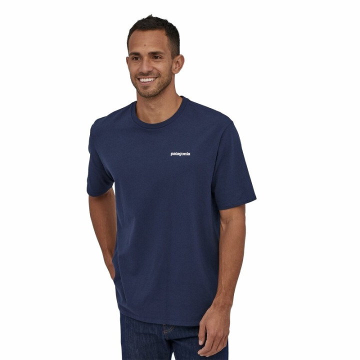 Koszulka PATAGONIA M's P-6 Logo Responsibili-Tee classic navy