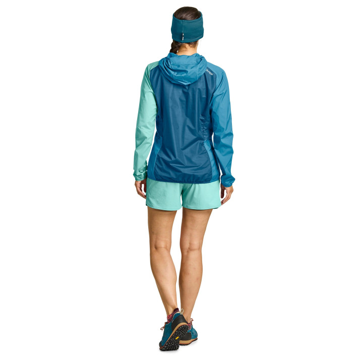 Kurtka ORTOVOX Windbreaker Jacket Women petrol blue