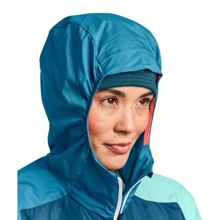 Kurtka ORTOVOX Windbreaker Jacket Women petrol blue