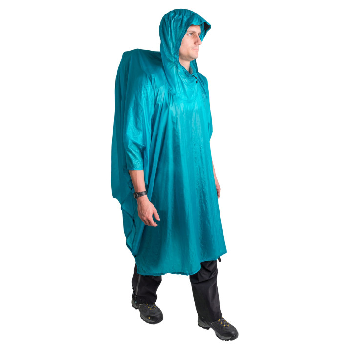 Poncho przeciwdeszczowe SEA TO SUMMIT Ultra-Sil Nano Tarp Poncho 15D pacific blue