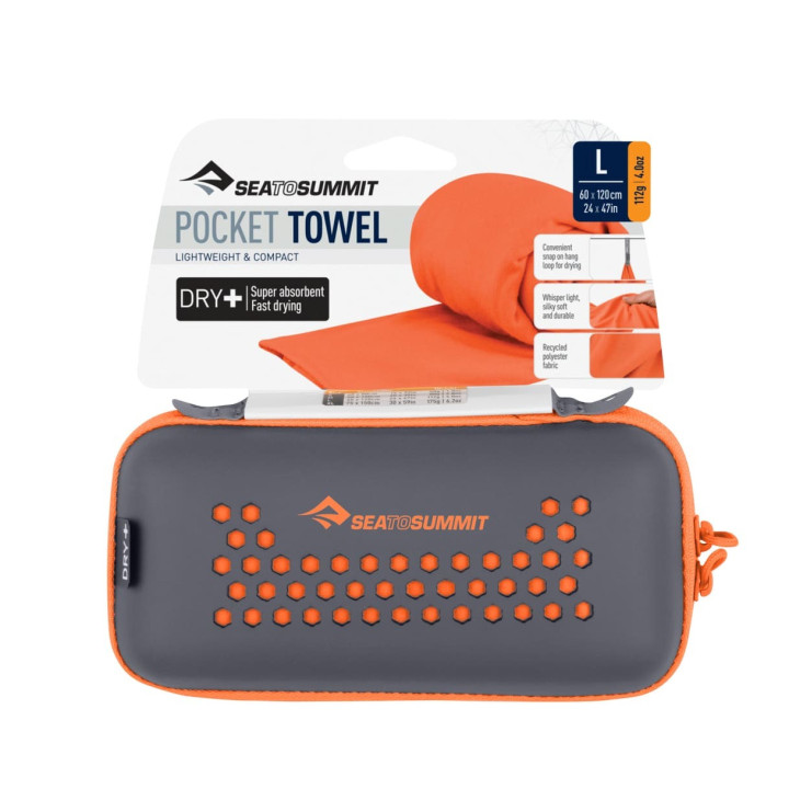 Ręcznik SEA TO SUMMIT Pocket Towel outback orange