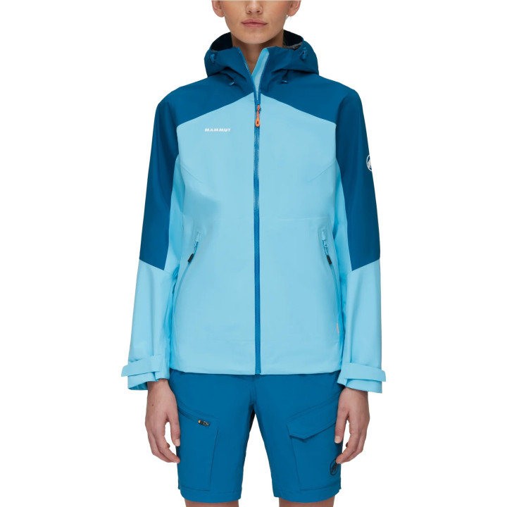 Kurtka MAMMUT Convey Tour HS Hooded Jacket Women cool blue-deep ice