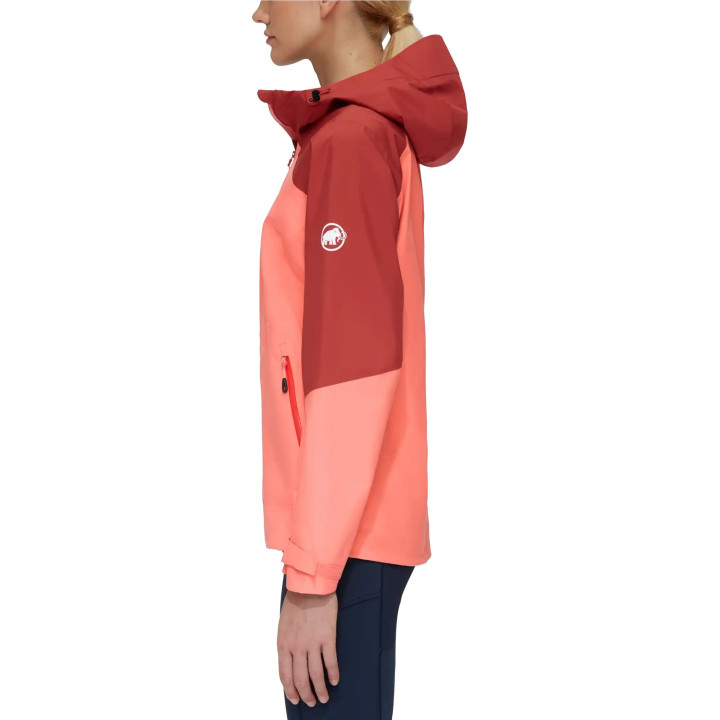 Kurtka MAMMUT Convey Tour HS Hooded Jacket Women salmon-terracotta