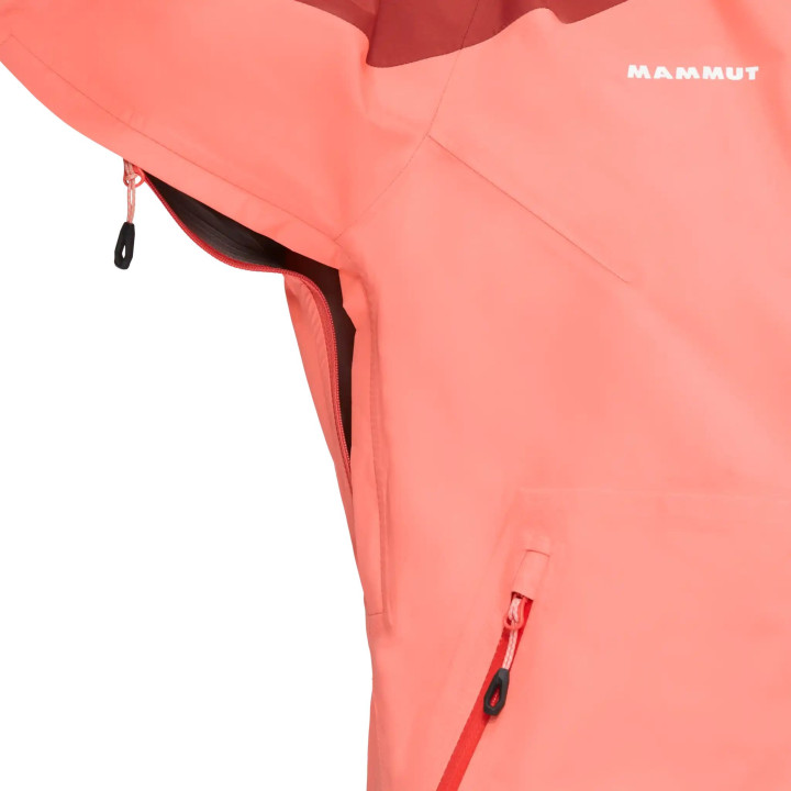 Kurtka MAMMUT Convey Tour HS Hooded Jacket Women salmon-terracotta