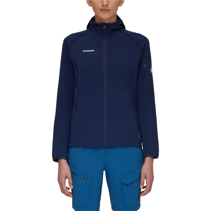 Bluza MAMMUT Madris Light ML Hooded Jacket Women marine
