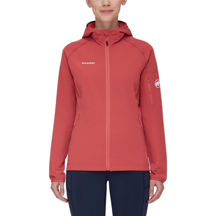 Bluza MAMMUT Madris Light ML Hooded Jacket Women terracotta