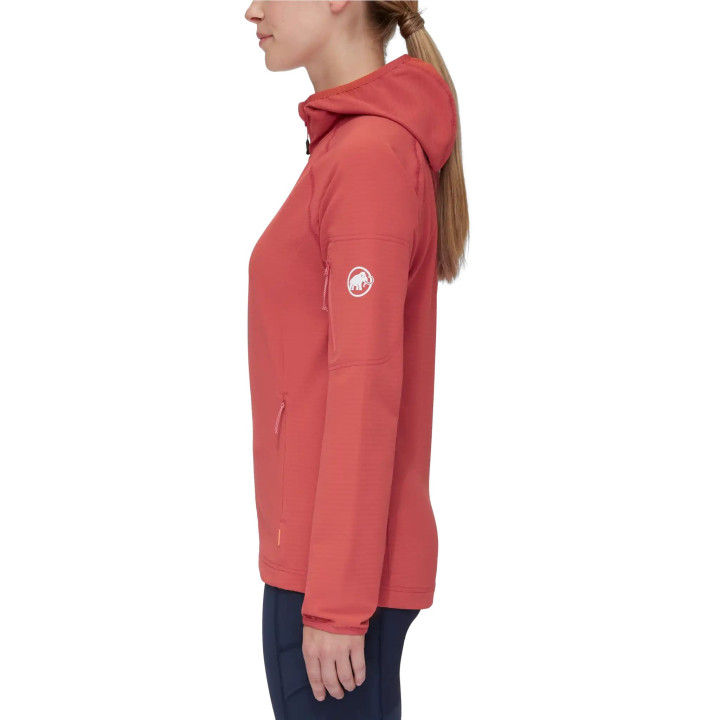 Bluza MAMMUT Madris Light ML Hooded Jacket Women terracotta