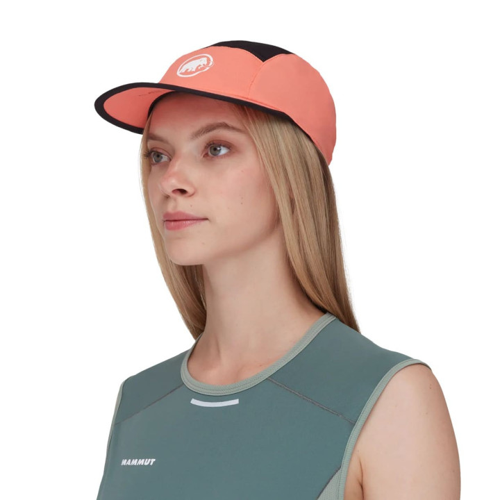 Czapka MAMMUT Aenergy Light Cap salmon-black